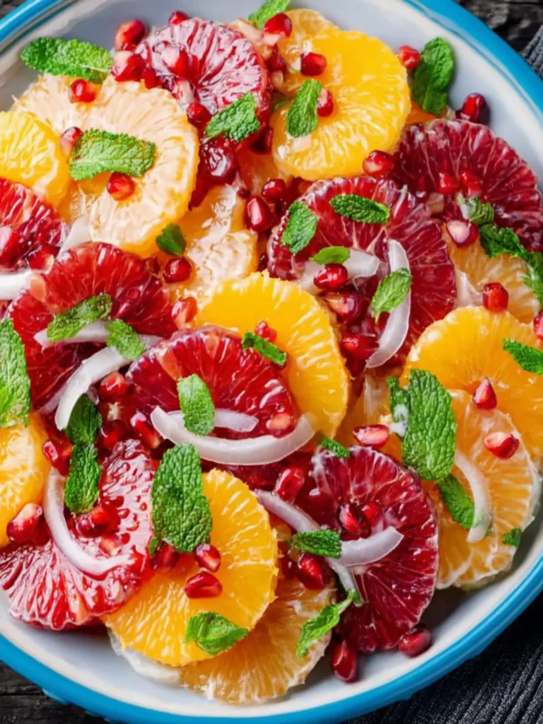 Orange Salad with Pomegranate and Mint First Image