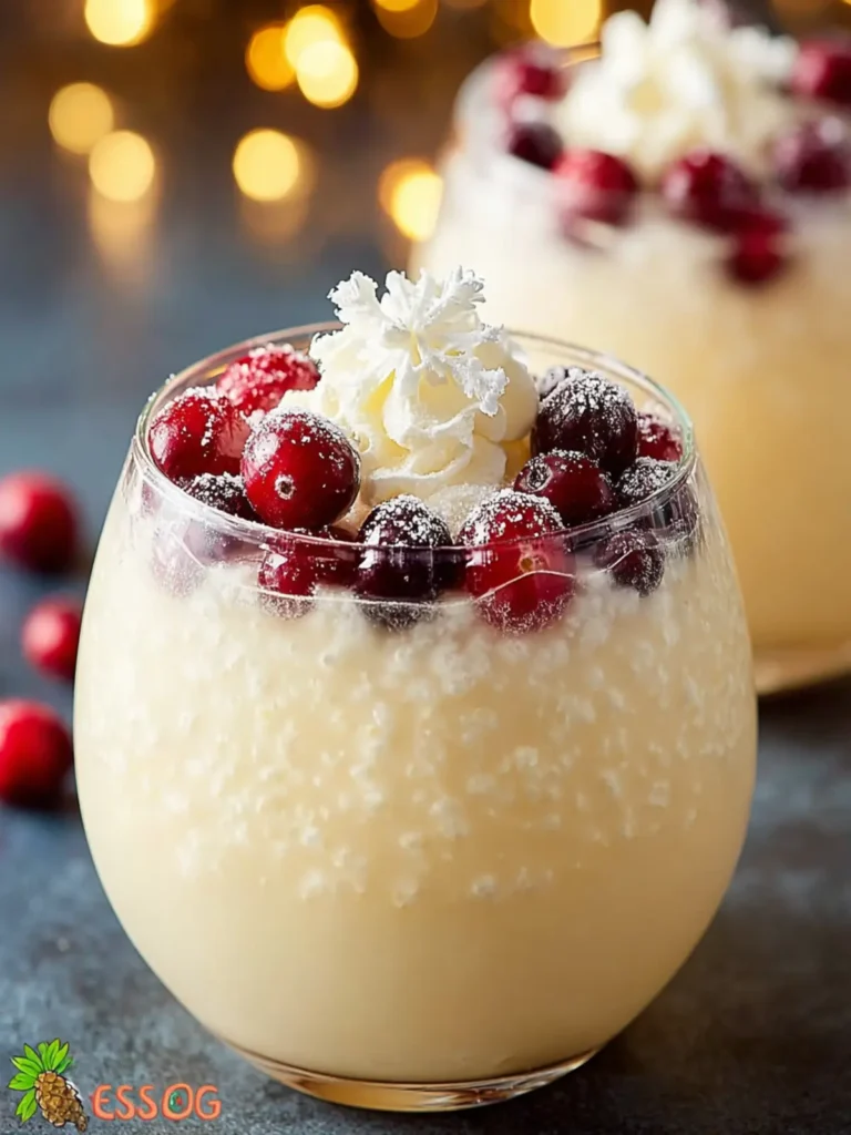White Christmas Punch Recipe First Image