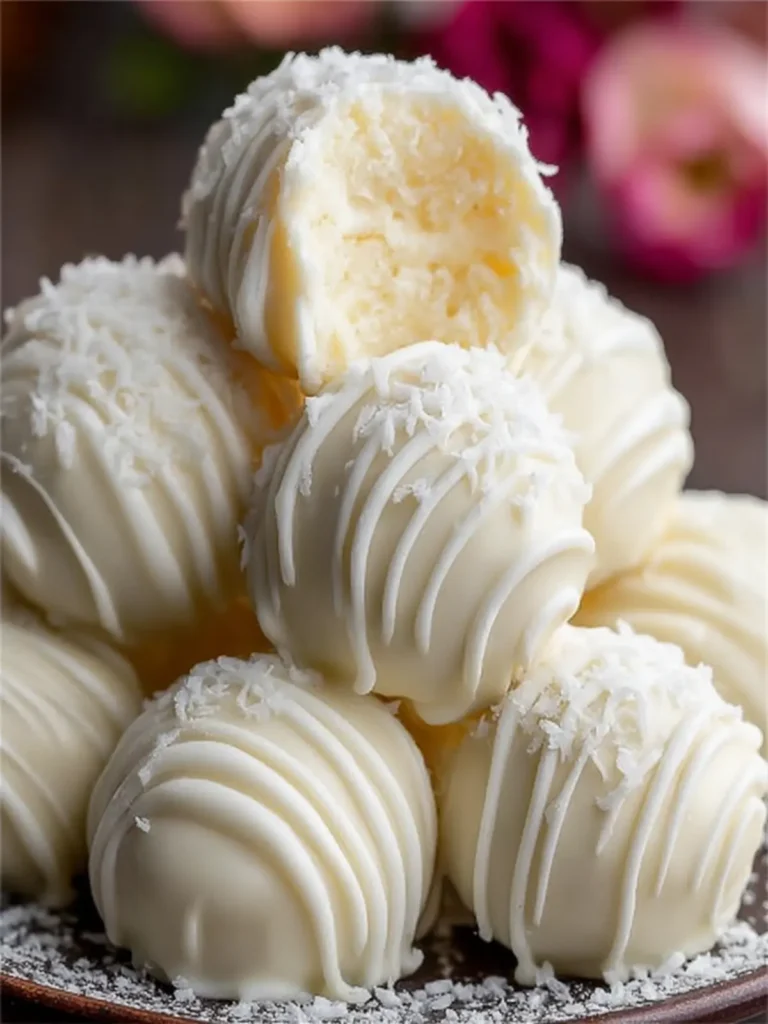 White Chocolate Truffles Recipe First Image