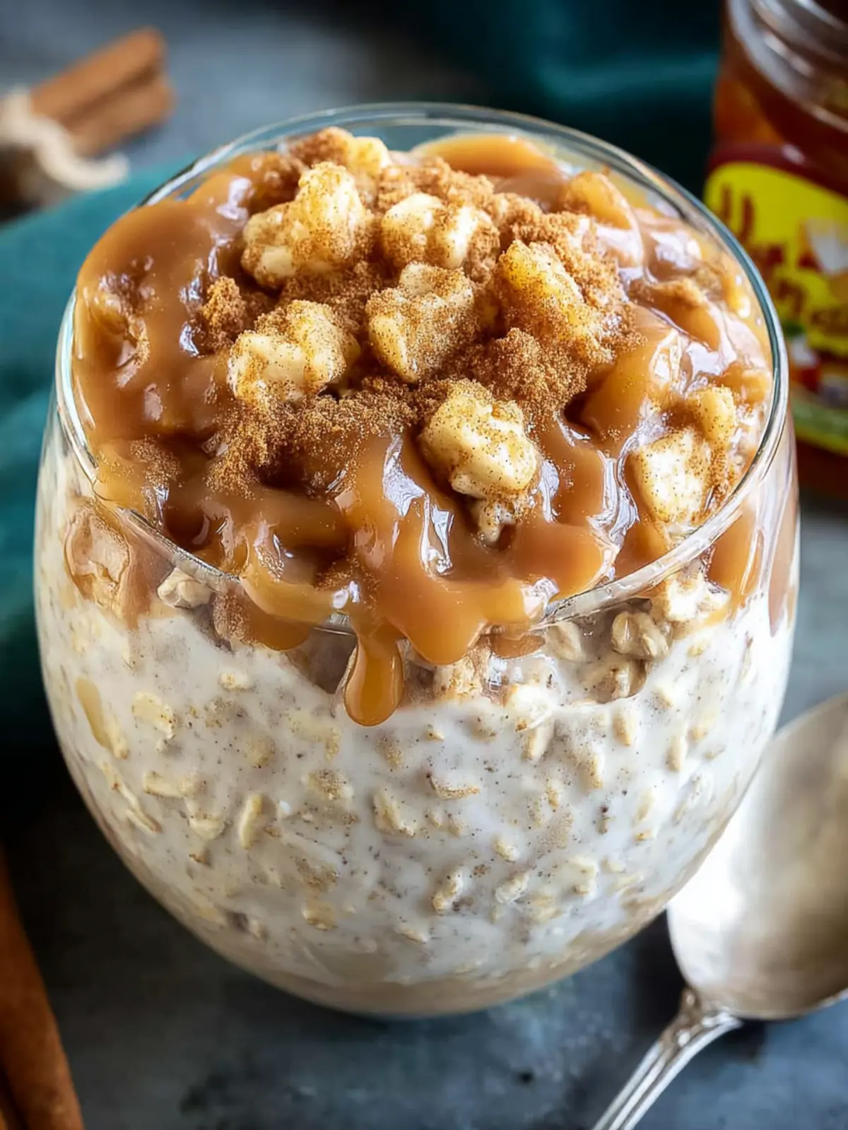 Creamy Gingerbread Overnight Oats, Dietitian Recipe First Image