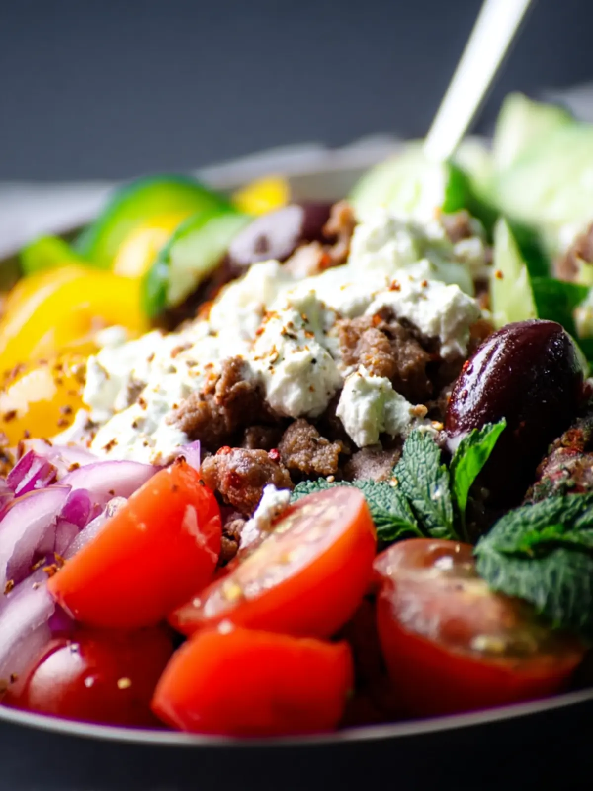 15-minute Greek Bowls (Gluten-free, Keto, Primal, GAPS, Low-carb) First Image
