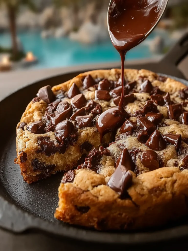 Chocolate Chip Skillet Cookie First Image