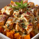 Creamy Cajun Chicken and Sweet Potatoes First Image