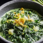 Creamy Coconut Creamed Spinach – A Tropical Delight Recipe First Image