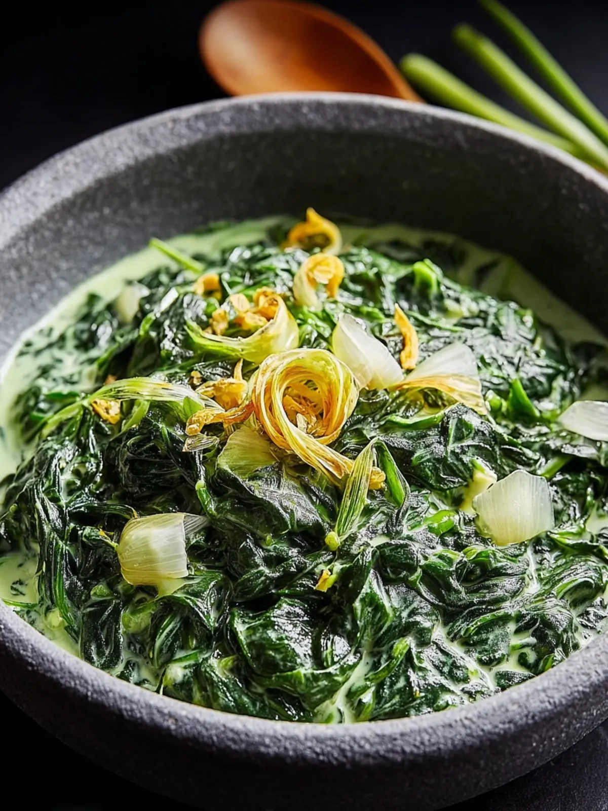 Creamy Coconut Creamed Spinach – A Tropical Delight Recipe First Image