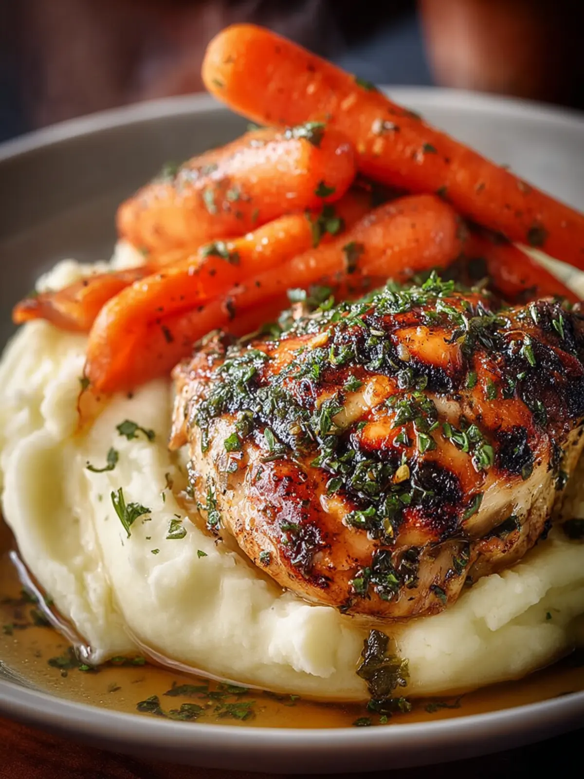 Garlic Herb Chicken with Mashed Potatoes: A Comfort Classic
