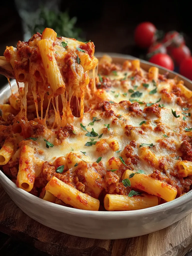 Irresistible Cheesy Baked Ziti Pasta Recipe to Savor First Image