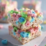 Lucky Charms No Bake Cookie Bars First Image