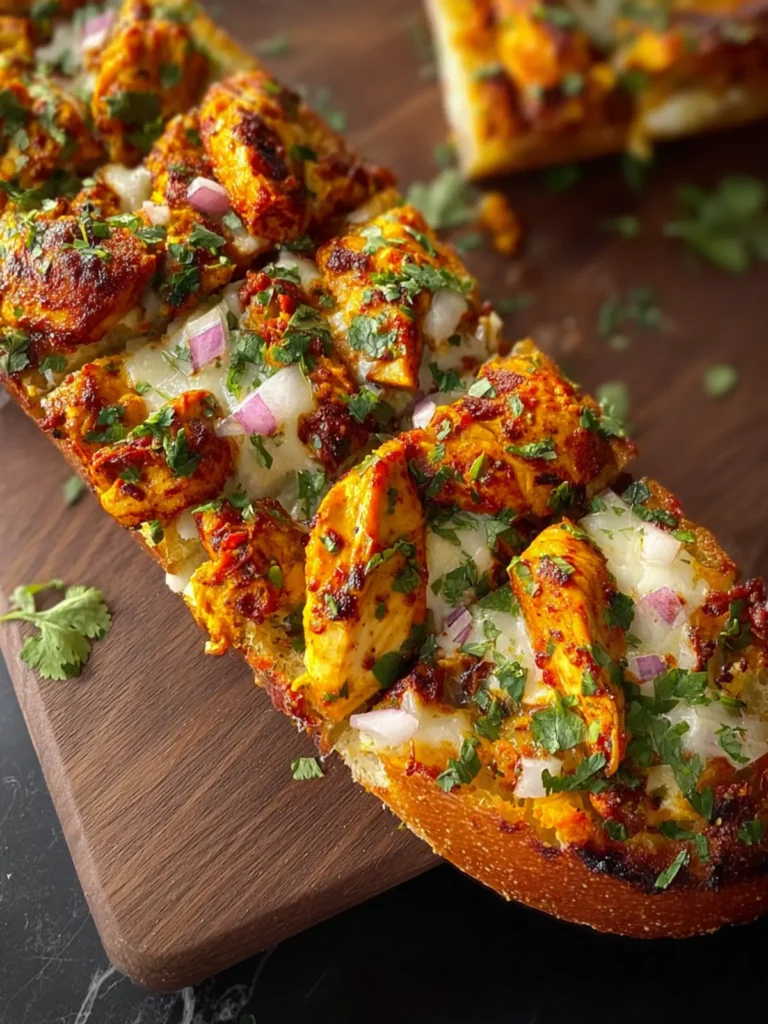 Tandoori Chicken Garlic Bread First Image