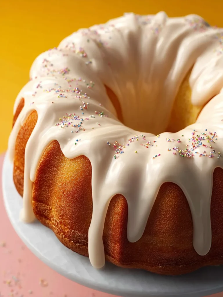 Vanilla Bundt Cake First Image