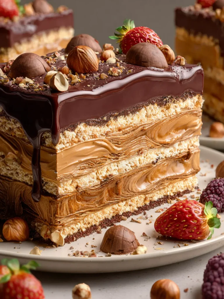 Hazelnut Chocolate Icebox Cake First Image