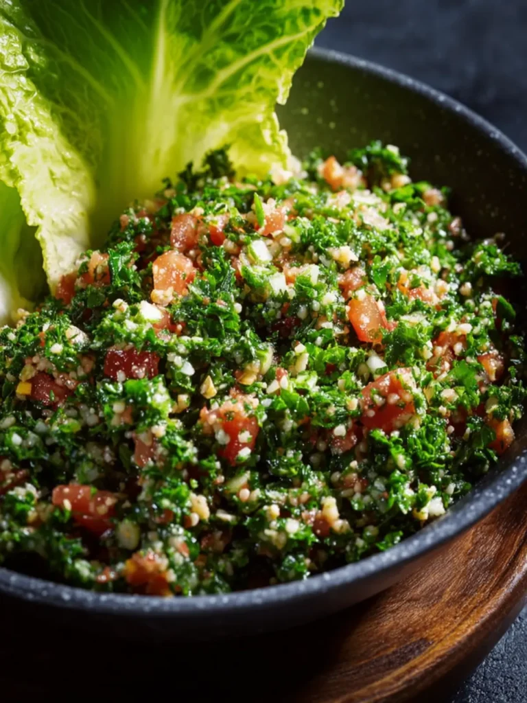 Authentic Lebanese Tabbouleh Salad Recipe First Image