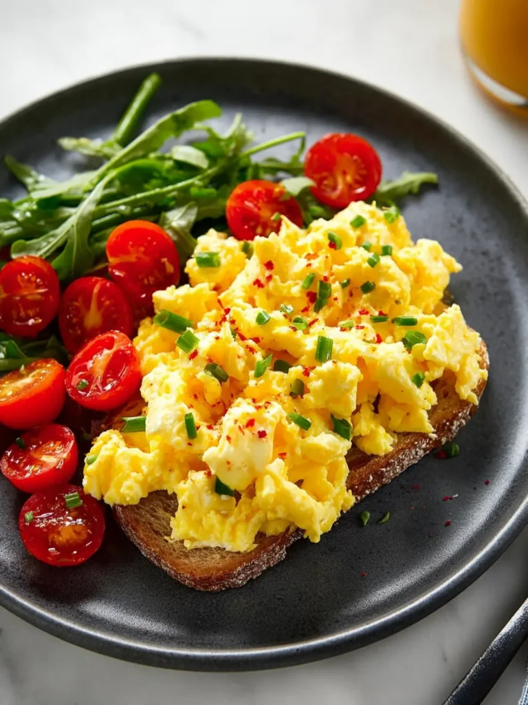 Easy High Protein Cottage Cheese Scrambled Eggs First Image