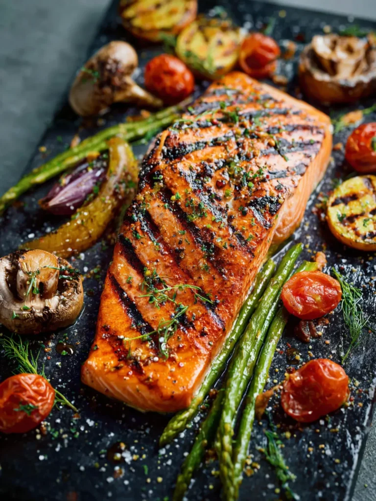 Grilled salmon recipe First Image
