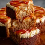 eggless caramel apple cake First Image