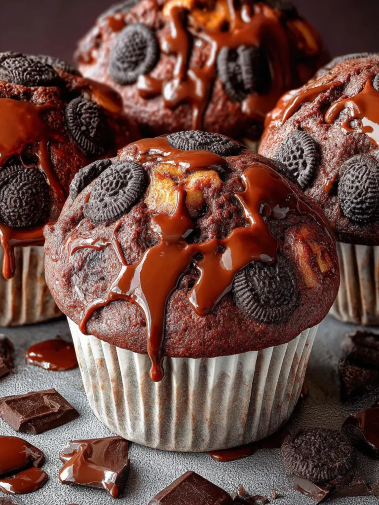 jumbo chocolate banana muffins First Image