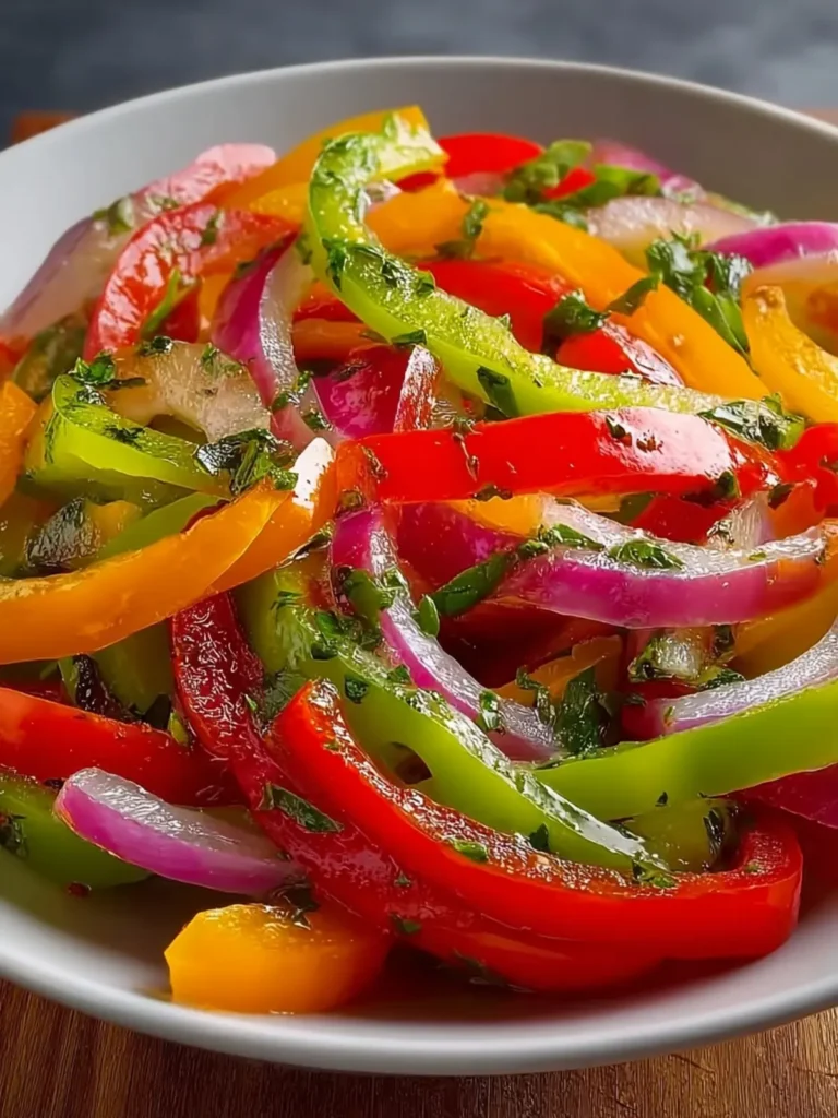 Bell Pepper Salad Recipe First Image