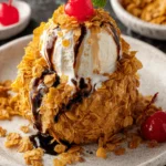 Fried Ice Cream Recipe With Corn Flakes First Image