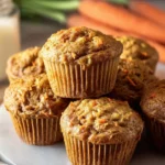 Healthy Carrot and Banana Muffins (Easy & Fluffy) First Image