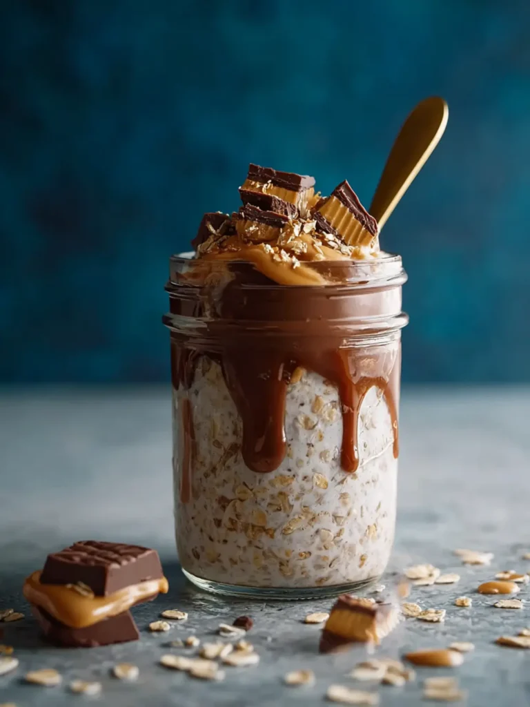 Peanut Butter Cup Overnight Oats First Image