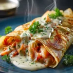 Seafood Crepes with Bechamel Sauce First Image