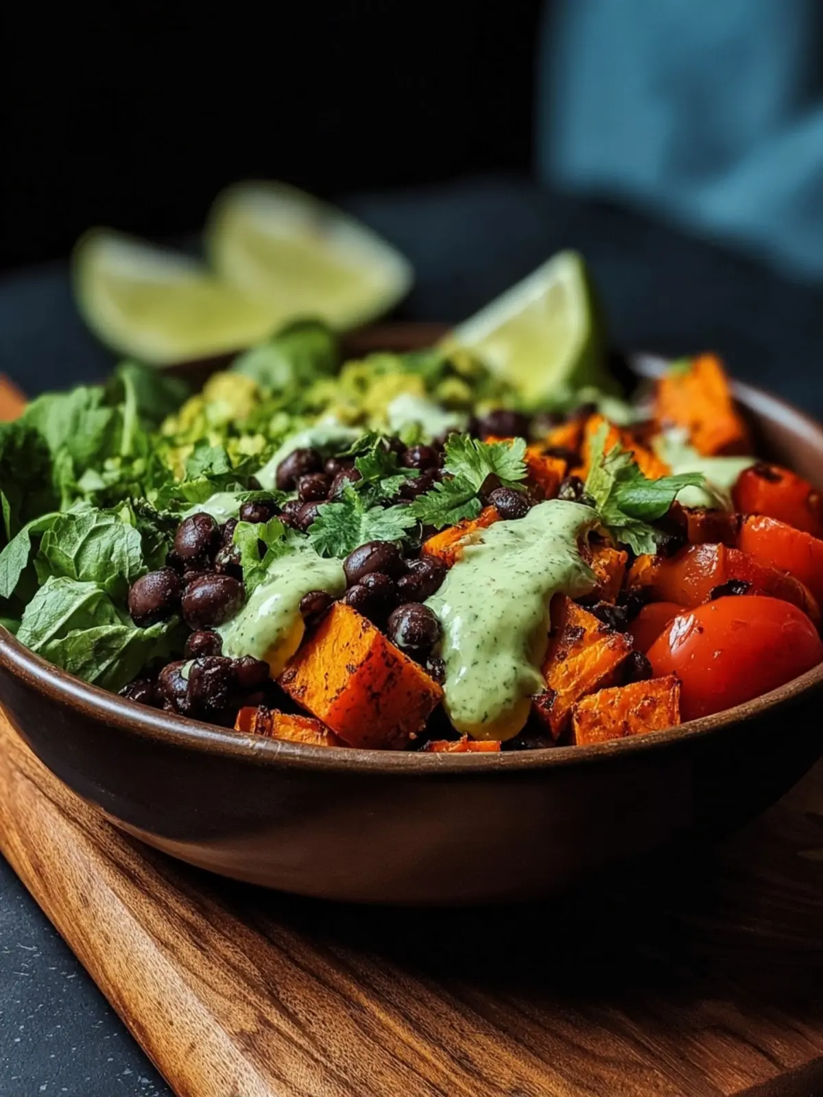 Sweet Potato and Black Bean Bowls: Creamy Avocado Bliss!