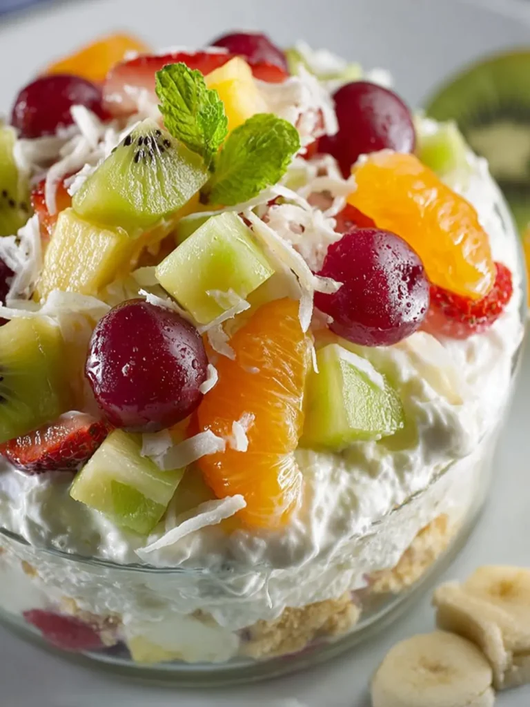 Tropical Cheesecake Fruit Salad First Image
